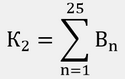 Формула критерия К2